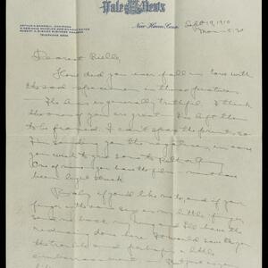 a page of handwritten text
