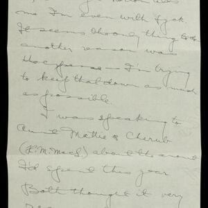 a page of handwritten text