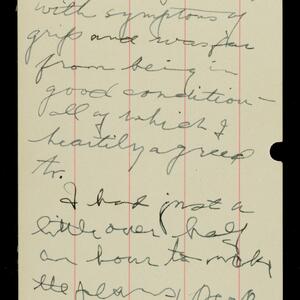 a page of handwritten text