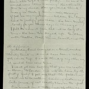 a page of handwritten text