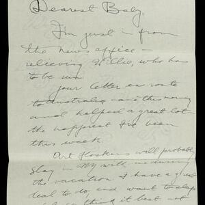 a page of handwritten text