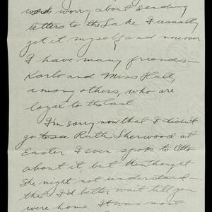 a page of handwritten text