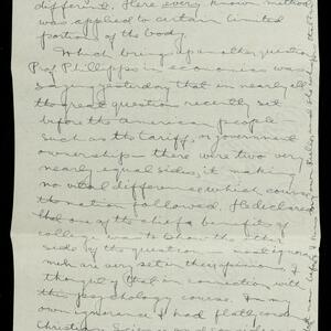 a page of handwritten text