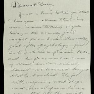 a page of handwritten text