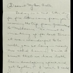 a page of handwritten text