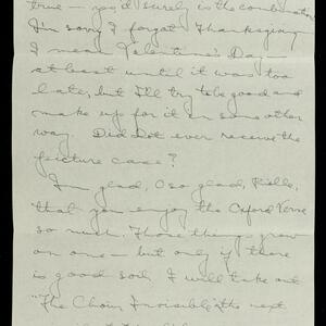 a page of handwritten text