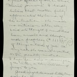 a page of handwritten text