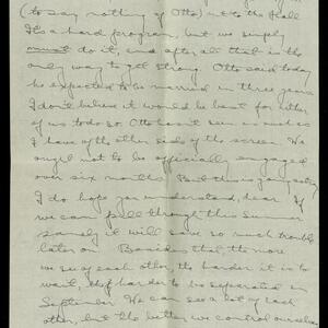 a page of handwritten text