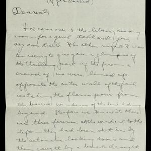a page of handwritten text