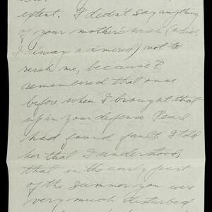 a page of handwritten text