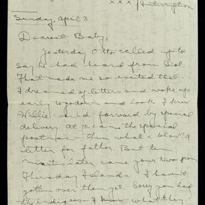 a page of handwritten text