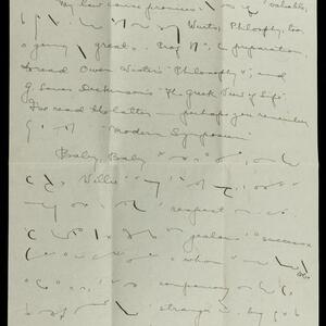 a page of handwritten text