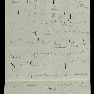a page of handwritten text