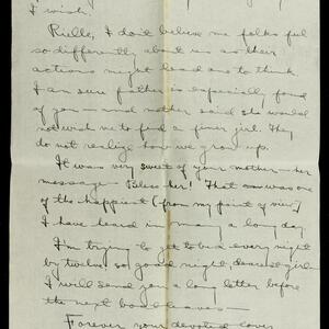 a page of handwritten text