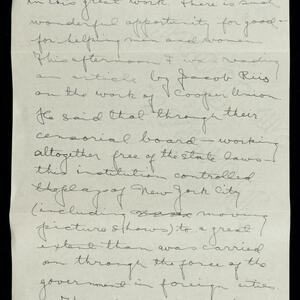 a page of handwritten text