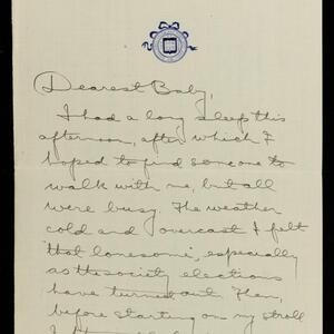 a page of handwritten text