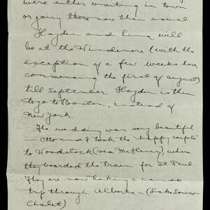 a page of handwritten text