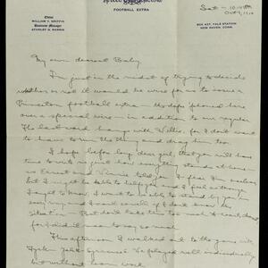 a page of handwritten text