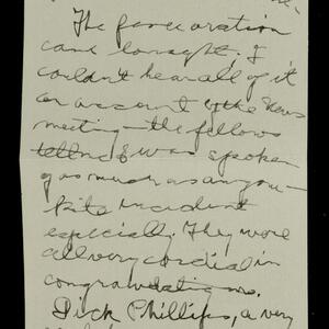 a page of handwritten text