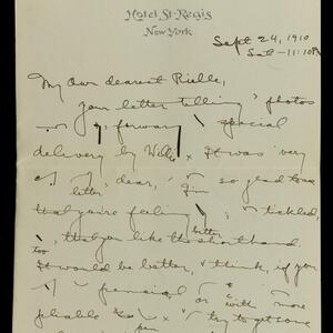 a page of handwritten text