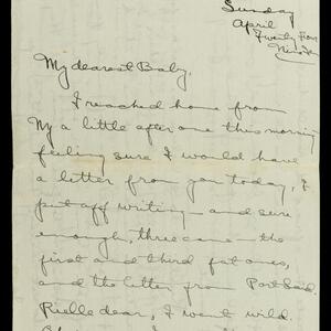 a page of handwritten text