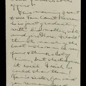 a page of handwritten text
