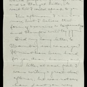 a page of handwritten text