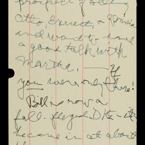a page of handwritten text