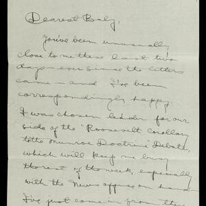 a page of handwritten text