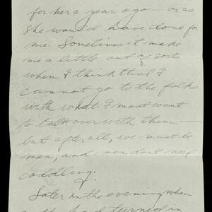 a page of handwritten text