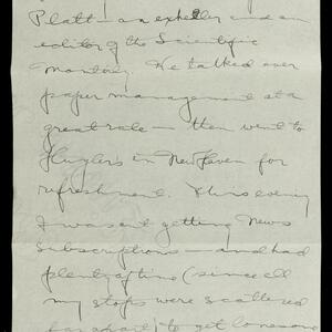 a page of handwritten text