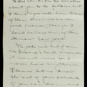 a page of handwritten text