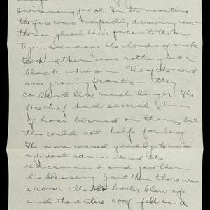 a page of handwritten text