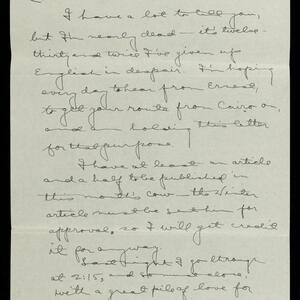 a page of handwritten text