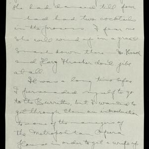 a page of handwritten text