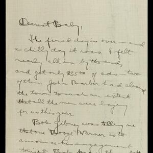 a page of handwritten text
