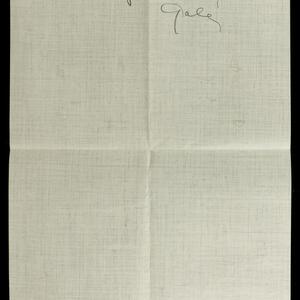 a page of handwritten text