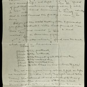 a page of handwritten text