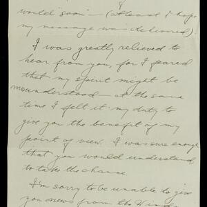 a page of handwritten text