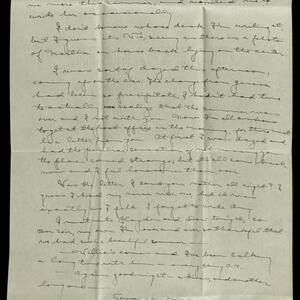 a page of handwritten text