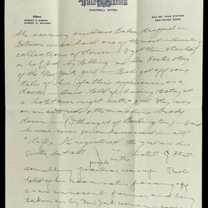 a page of handwritten text