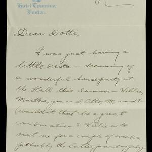 a page of handwritten text