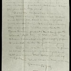 a page of handwritten text