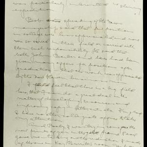 a page of handwritten text