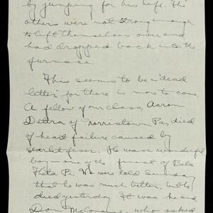 a page of handwritten text