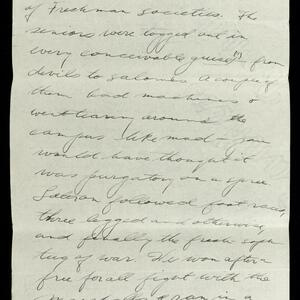 a page of handwritten text