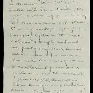 a page of handwritten text