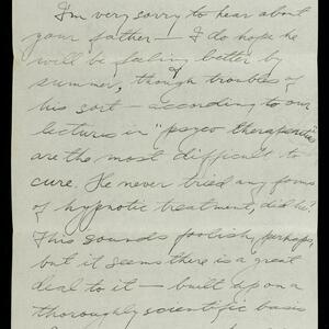 a page of handwritten text
