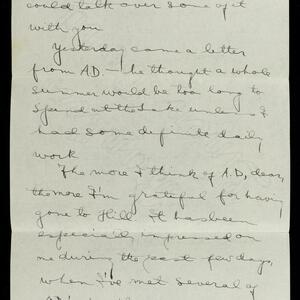 a page of handwritten text
