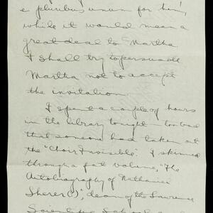 a page of handwritten text